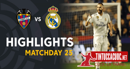 Video highlight tran Real Madrid vs Levante