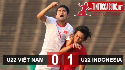 Video highlight tran U22 Viet Nam vs U22 Indonesia: Viet Nam dung chan tai ban ket